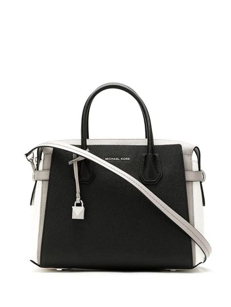 michael kors belted md satchel leather|Michael Kors leather satchel.